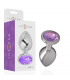 INTENSE PLUG ANAL METAL CON CRISTAL VIOLETA TALLA S