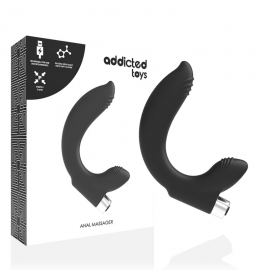 ADDICTED TOYS VIBRADOR PROSTaTICO RECARGABLE NEGRO