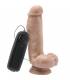 GET REAL DILDO 12 CM CON TESTICULOS VIBRADOR NATURAL