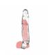 GET REAL EXTENSION LARGO 19 CM TRANSPARENTE