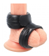 POWERING SUPER FLEXIBLE Y RESISTENTE ANILLO PENE DOBLE PR09 NEGRO