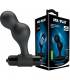 MR PLAY PLUG ANAL VIBRADOR DE SILICONA NEGRO