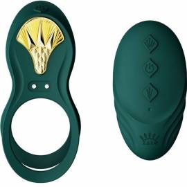 ZOLO BAYEK ANILLO VIBRADOR CONTROL REMOTO PAREJAS VERDE