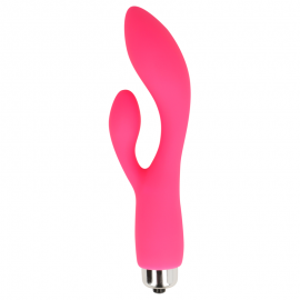 OHMAMA VIBRADOR CON RABBIT 125 CM ROSA