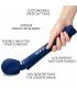 FUN FACTORY VIM WAND RUMBLE VIBRADOR RECARGABLE SILICONA AZUL MEDIANOCHE