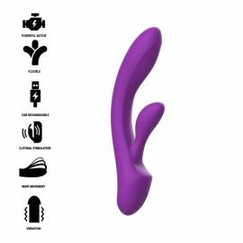 INTENSE LUIGI VIBRADOR RABBIT SILICONA MORADO