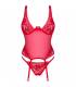 OBSESSIVE LACELOVE CORSET ROJO XS S