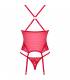 OBSESSIVE LACELOVE CORSET ROJO XS S