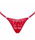 OBSESSIVE LACELOVE TANGA ROJO XS S