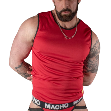 MACHO CAMISETA ROJA S M