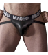 MACHO MX25NC JOCK CUERO NEGRO S