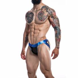 CUT4MEN JOCKSTRAP DESIRE CUERO AZUL S