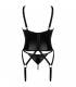 OBSESSIVE ARMARES CORSET TANGA XS S