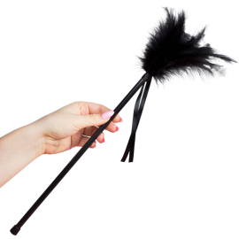 SECRETPLAY PLUMERO PLUMAS NEGRO 40CM