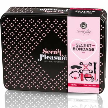 SECRETPLAY BDSM SET 6 PIEZAS RED COLLECTION