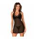 OBSESSIVE MEDILLA CHEMISE TANGA XS S