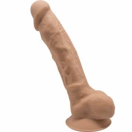 SILEXD MODELO 1 PENE REALISTICO SILICONA PREMIUM SILEXPAN CARAMELO 23 CM