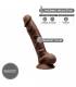 SILEXD MODELO 1 PENE REALISTICO SILICONA PREMIUM SILEXPAN MARRON 175 CM