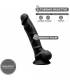 SILEXD MODELO 1 PENE REALISTICO SILICONA PREMIUM SILEXPAN NEGRO 175 CM