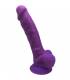 SILEXD MODELO 1 PENE REALISTICO SILICONA PREMIUM SILEXPAN VIOLETA 175 CM