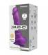 SILEXD MODELO 1 PENE REALISTICO SILICONA PREMIUM SILEXPAN VIOLETA 175 CM