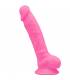 SILEXD MODELO 1 PENE REALISTICO SILICONA PREMIUM SILEXPAN ROSA FLUORESCENTE 175 CM