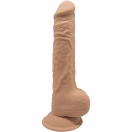 SILEXD MODELO 1 PENE REALISTICO SILICONA PREMIUM SILEXPAN CARAMELO 24 CM