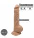 SILEXD MODELO 1 PENE REALISTICO SILICONA PREMIUM SILEXPAN CARAMELO 24 CM