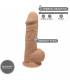 SILEXD MODELO 1 PENE REALISTICO SILICONA PREMIUM SILEXPAN CARAMELO 215 CM