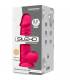 SILEXD MODELO 1 PENE REALISTICO SILICONA PREMIUM SILEXPAN FUCSIA 215 CM