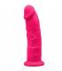 SILEXD MODELO 2 PENE REALISTICO SILICONA PREMIUM SILEXPAN FUCSIA 19 CM