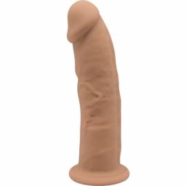 SILEXD MODELO 2 PENE REALISTICO SILICONA PREMIUM SILEXPAN CARAMELO 15 CM