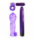 CLASSIX KIT PARA PAREJAS CON ANILLO FUNDA Y BALAS MORADO