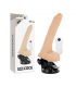 BASECOCK VIBRADOR REALISTICO CONTROL REMOTO NATURAL 19 CM