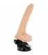 BASECOCK VIBRADOR REALISTICO CONTROL REMOTO NATURAL 19 CM