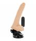 BASECOCK VIBRADOR REALISTICO CONTROL REMOTO NATURAL CON TESTICULOS 20 CM