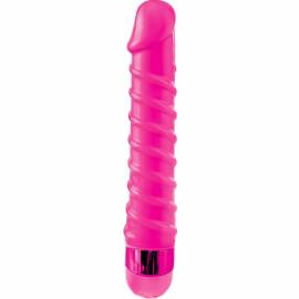 CLASSIX MASAJEADOR VIBRADOR CANDY TWIRL 165 CM ROSA