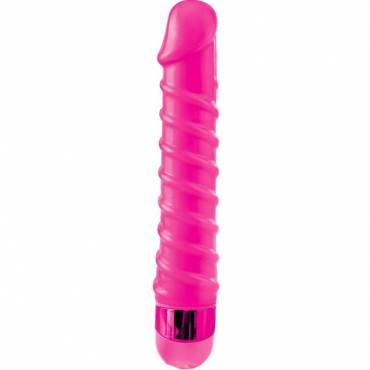 CLASSIX MASAJEADOR VIBRADOR CANDY TWIRL 165 CM ROSA