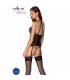 PASSION SATARA CORSET EROTIC LINE NEGRO S M