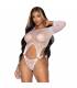 LEG AVENUE BODY TANGA DE MANGA LARGA TALLA UNICA BLANCO