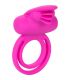 CALEXOTICS DUAL CLIT FLICKER ENHANCER DOBLE ANILLO VIBRADOR DE SILICONA ROSA