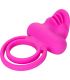 CALEXOTICS DUAL CLIT FLICKER ENHANCER DOBLE ANILLO VIBRADOR DE SILICONA ROSA