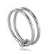 METAL HARD DOUBLE GLANS RING 32MM