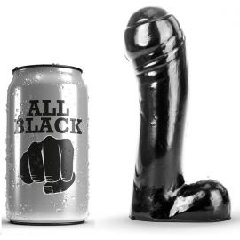 ALL BLACK DILDO NEGRO 15 CM