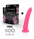 DELTA CLUB TOYS ARNES DILDO ROSA SILICONA MEDICA 17 CM O 3 CM