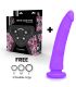 DELTA CLUB TOYS ARNES DILDO LILA SILICONA MEDICA 23 CM O 45 CM