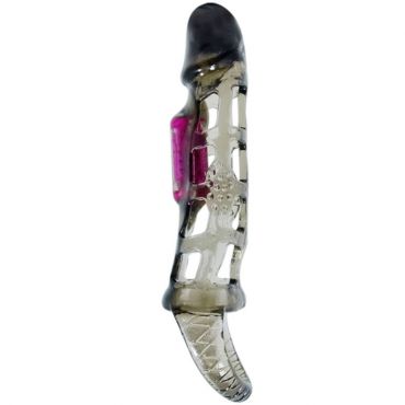 BAILE FUNDA EXTENSORA PENE CON VIBRACION Y STRAP 135 CM