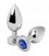 METAL HARD ANAL PLUG DIAMOND AZUL MEDIUM 762CM