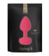 G VIBE FUNTOYS GPLUG ANAL VIBRADOR RECARGABLE PEQUEaO ROSA NEON 3CM