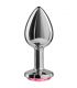 SECRETPLAY PLUG ANAL ALUMINIO FUCSIA 7 CM